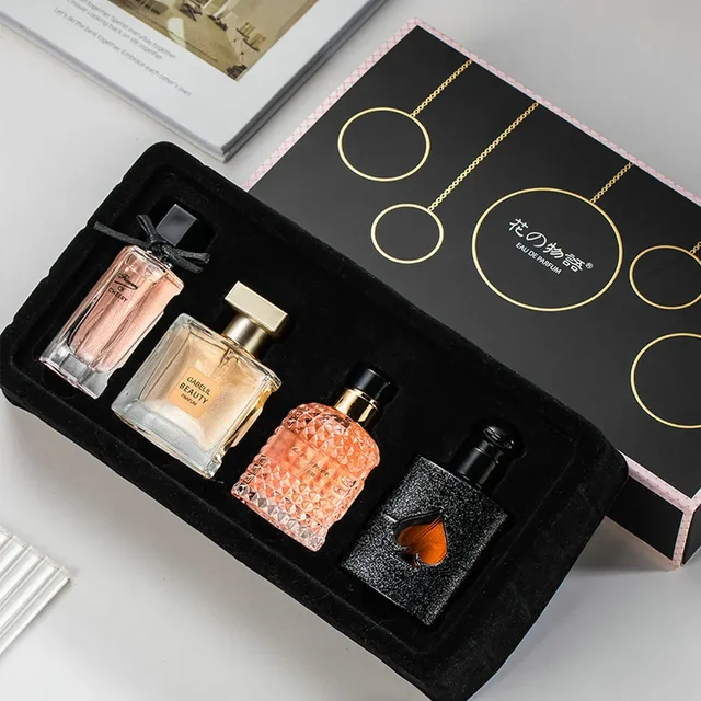 Parfum Original pour femmes, boîte-cadeau De 105ml, ensemble De quatre pièces, Parfum frais et