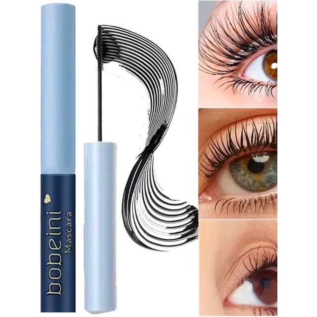 Waterproof Mascara with Smooth Brush Head, Sweatproof Smudge-Proof Eyelash Makeup for Beginners, Long-Lasting Curl & Volume