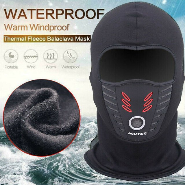 Masque facial de moto en polaire chaude d'été/hiver, Anti-poussière, imperméable, coupe-vent,