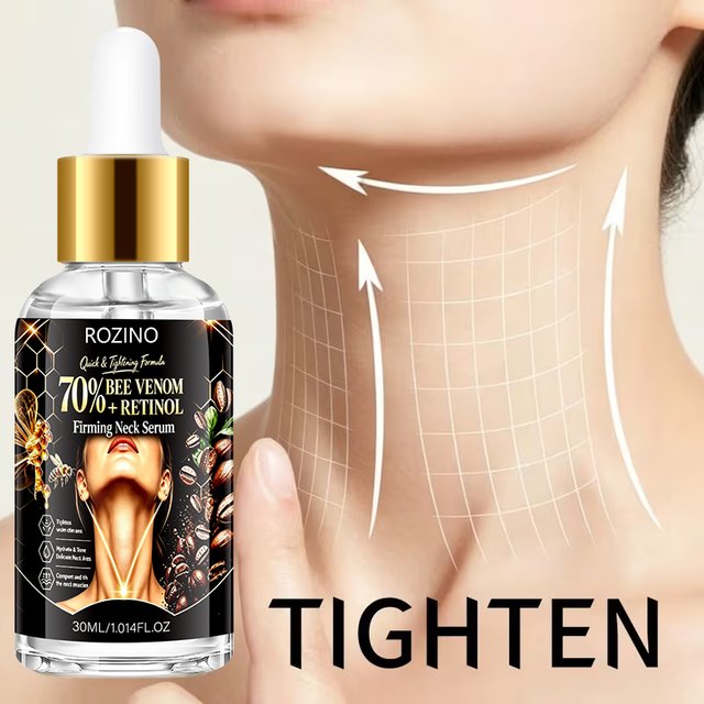 30Ml/60Ml/90Ml Moisturizing and Firming Neck Cream Essence, Deeply Hydrating and Moisturizing, Tightens Facial and Neck Skin, Maximum Efficacy Concentration - 98% for Smoothing Skin, Saying Goodbye to