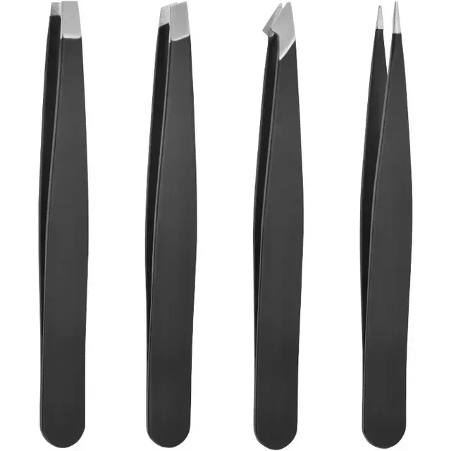 1/4pcs Professional Eyebrow Tweezers Makeup Tools Eyebrow Pinch Pliers Tweezer For Eyebrows Accessories Beauty Hair Clip Remover