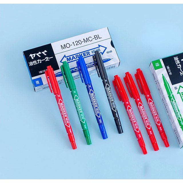 PLR 1/3pcs 0.5mm Marker Pens Tattoo Skin Markers Scribe Permanent Makeup Supplies Large Capacity Ink Waterproof