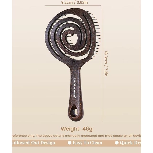 Hair Brush Detangling Hollow Comb Women Scalp Massage Dry And Wet Use Curly Hair Comb Hairdressing Styling Tools