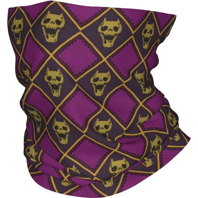 Cache-cou bandana personnalisé coupe-vent, écharpe de protection faciale, bandeau Calavera Yoshikage Kira, tube, cagoule