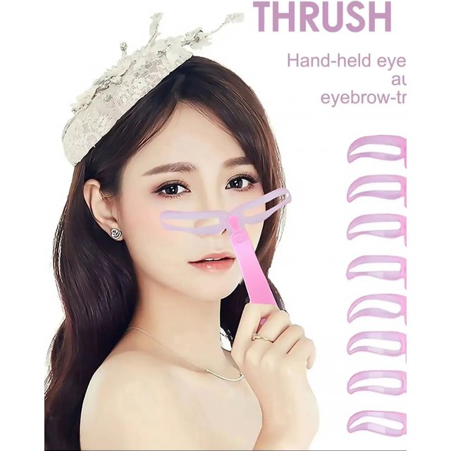 DIY Eye Makeup Stencils Eyebrow Template eyebrow trimming patch Beauty Tools Perfect for Solan professional makeup