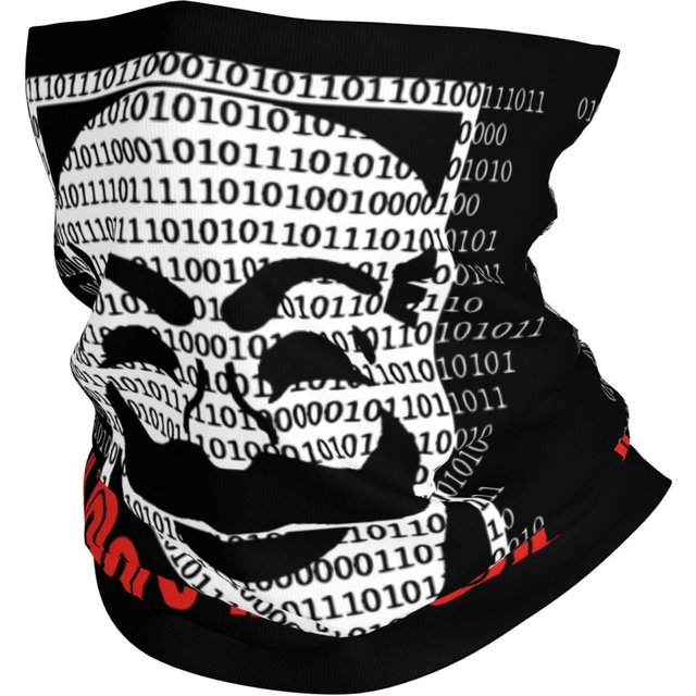 Control Is An Illusion Mr Robot Bandana Neck Gaiter Printed Hacker Programmer Wrap Scarf Face Mask Cycling Unisex Adult Winter
