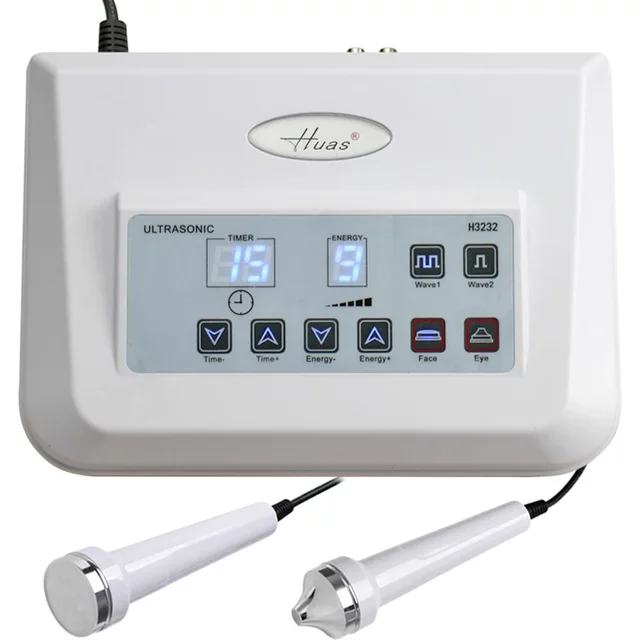2in1 Ultrasonic Facial Beauty Machine Ultrasound Massager Face Lifting Cleaning Skin Tightening Anti Wrinkle Body Massage Device