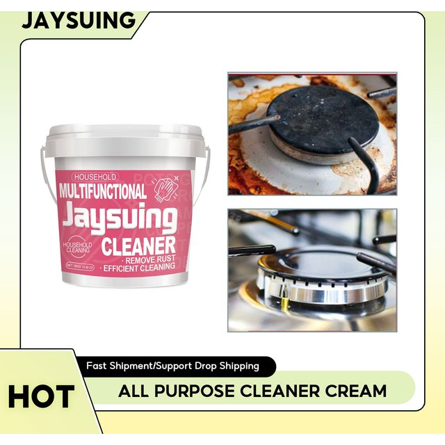 Kitchen Cleaning Paste Stainless Steel Pot Bottom Dirt Cleaning Heavy Oil Stain Removal Household Scrub Paste Cookware Cleanser