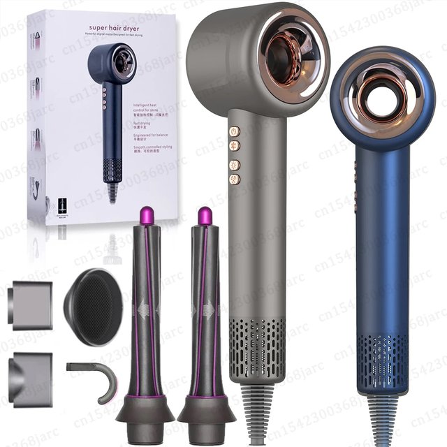 Super Hair Dryer sèche-cheveux électrique professionnel, sèche-cheveux sans feuilles, outil de salon, soins personnels, coiffage, ions négatifs, anion constant
