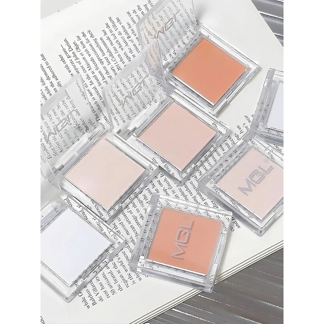Matte Highlighter Powder Eyeshadow Palette White Long Lasting Natural 3D Brightening Eye Makeup Palette Brighten Face High Gloss