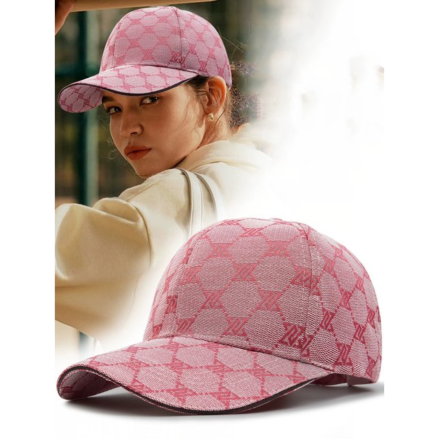 Four Seasons New Sunscreen Three-Line Sewn Baseball Cap Men's And Women's Casual Cap Net Red Distressed 1841 Hat