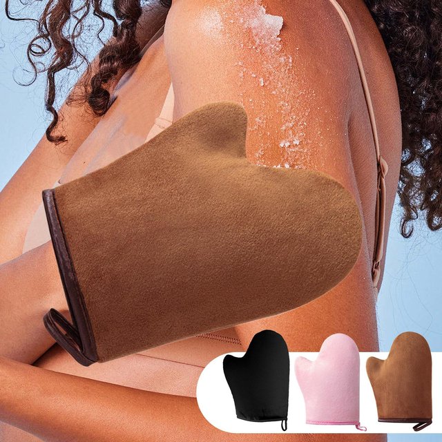 Self-Tanning Glove Tanning Body Lotion Reusable Machine Washable Water oil repellent Soft Tool Double-Sided Applicator