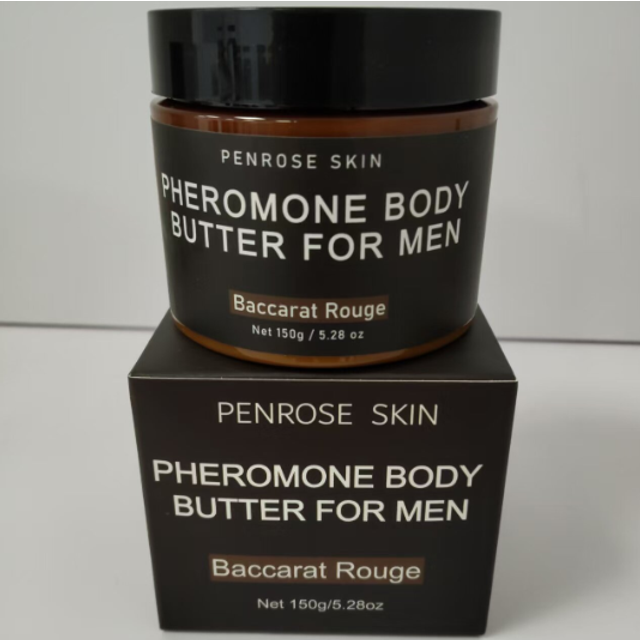 PENROSE SKIN Pheromone Body Butter for men Baccarat Rouge 150g Cologne Men Moisturizer 100% Natural Lasting Aromatic Body Lotion