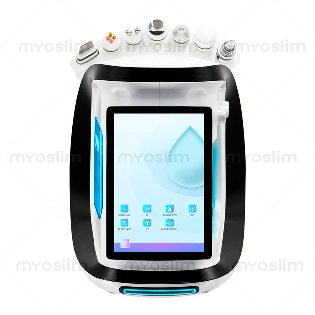 Smart Ice Blue 7 in 1 Hydra Dermabrasion Facial Machine - Professional Skin Cleansing, Anti-Aging & Rejuvenation Device for Esth