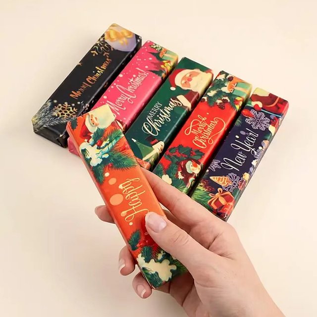 Lot de 5 jouets à presser sur le thème de Noël, jouets à presser à rebond lent parfumés au beurre, thème de Noël - arôme crémeux, cadeaux pour fêtes d'anniversaire, cadeaux de Noël, décorations de