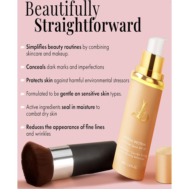 30g 4 in 1 Ultra Blends Color Changing-Foundation Broad Spectrums SPF50 Sunscreen Concealer for women