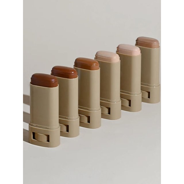 Skin Tint Stick Waterproof Nourishing Solid Tinted Serum Foundation Skin Tint Balm Face Tinted Face Contour Stick Makeup