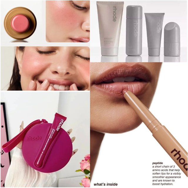Summer Brand Makeup Care Items Moisturizing Face Cream Round Collection Storage Bag Blusher Stick Lipliner Strawberry Sticker
