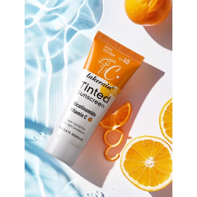 2pcs Sunscreen Whitening Cream Vitamin C SPF40+ Body Protector Solar Lotion Original Facial Protector Solar Concealer Foundation