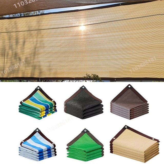 Outdoor garden sunshade net, terrace sunshade, camping sunshade net, UV protection, HDPE sunscreen cloth