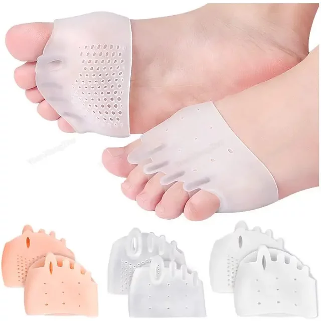 Forefoot Pads Shoe Pad Silicone Insoles Orthopedic Comfortable Shoe Insoles Women Toe Separator Foot Care Products Pain Relief