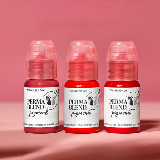 Premium Lip Permanent Makeup Inks Pure Plant Professional Beauty Microblading Body Art Makeup Perma Blend Tattoo Pigment Inks