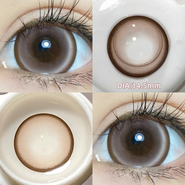 OVOLOOK-2pcs Myopia Cosplay Series Colored Contact Lenses for Eyes Cosmetics Pupils Eye Color Lens With Prescription Green Lens