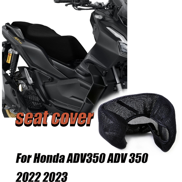 For Honda ADV350 ADV 350 2022 2023 Motorcycle Accessories Seat 3D Sunscreen Breathable Mesh Cushion Anti-Slip Seat Cover