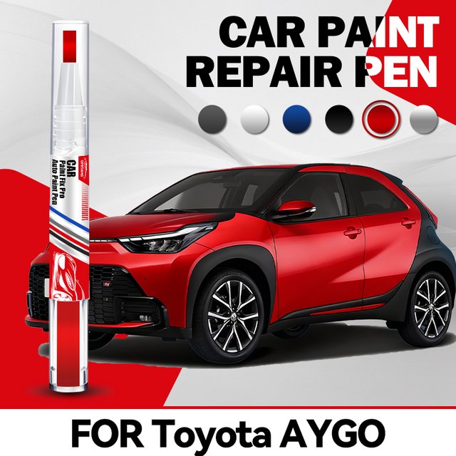 For Toyota AYGO auto paint repair pen car paint repair scratch acrylic paints concealer pencil car accessories detailing auto