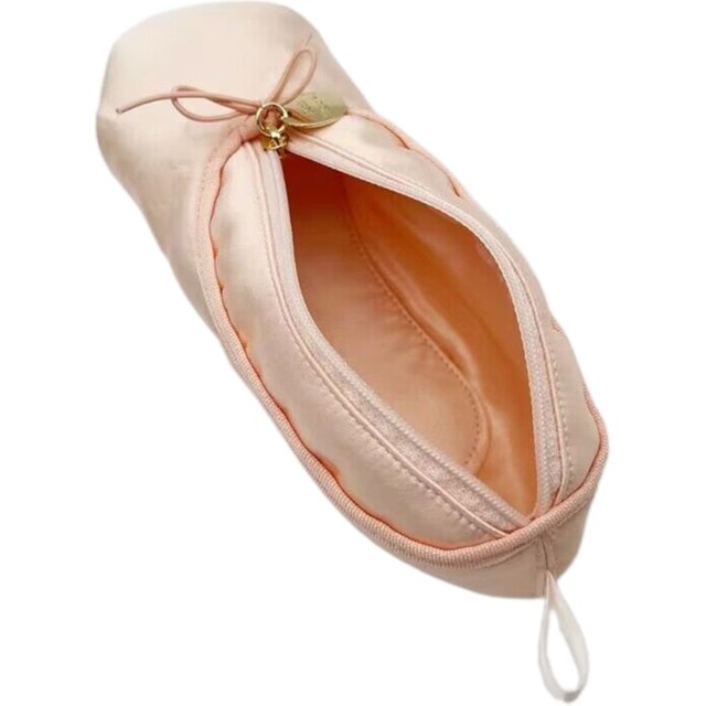 652F Ballet Shoe Shaped Makeup Bag Versatile Cosmetic Storage Bags Durable Pencil Bag Storage Case Gift for Ballet Lovers