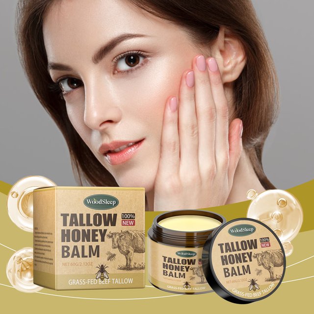 Woodsleep Cow Cream Facial Moisturizing Honey Balm Moisturizing Remove Wrinkles Fade Spots Restore Skin Elasticity Face Cream