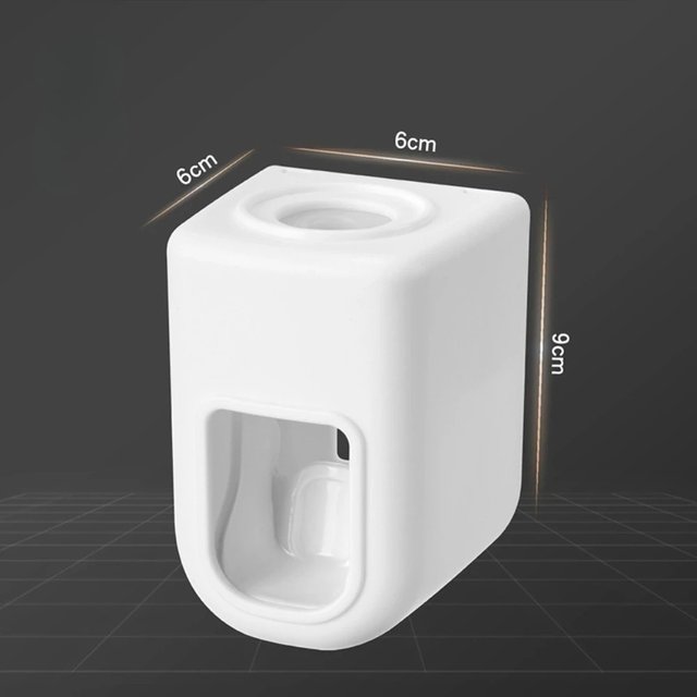 Creative Wall Mount Automatic Toothpaste Dispenser Bathroom Accessories Waterproof Lazy Toothpaste Squeezer Toothbrush Holder
