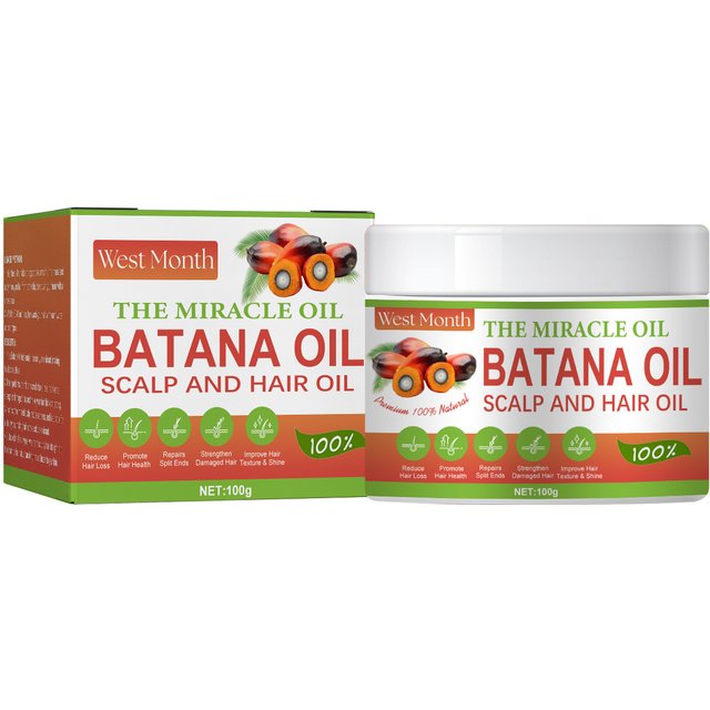Batana Oil Hair Mask Repair Dry Damage Smooth Soften Frizzy Anti Hair Loss Nourishing Scalp Treatment Shiny Straighten Hair Care
