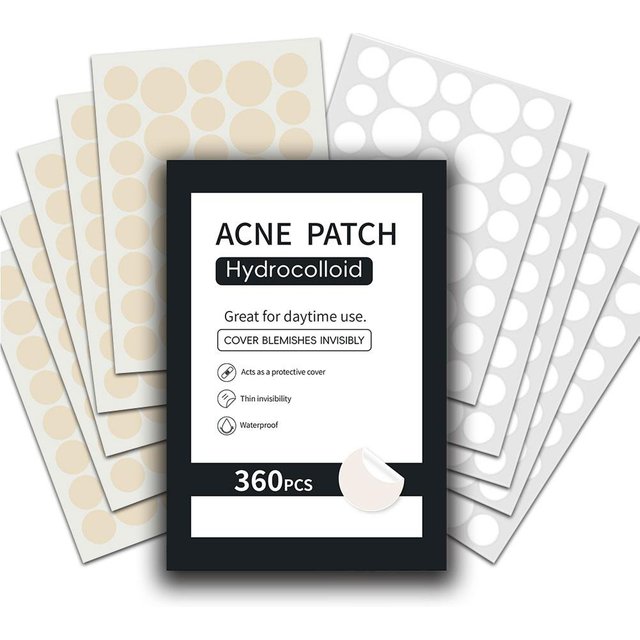 360/600PCS Hydrocolloid Salicylic Acid Acne Care Patch Colorful Invisible Pimple Removal Sticker Spot Mark Concealer Repair