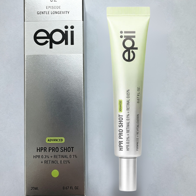 Epii HPR Pro Shot Serum HPR 0.3% Retinal 0.1% Retinol 0.05% Firming Revitalizing Facial Skin Care Cream 20ml Reduce Wrinkles