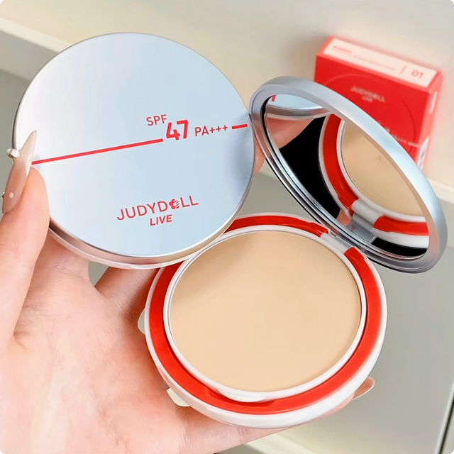 Judydoll Sunscreen Pressed Powder Makeup Setting Lasting Oil Control Honey Powder Face Palette Makeup Original