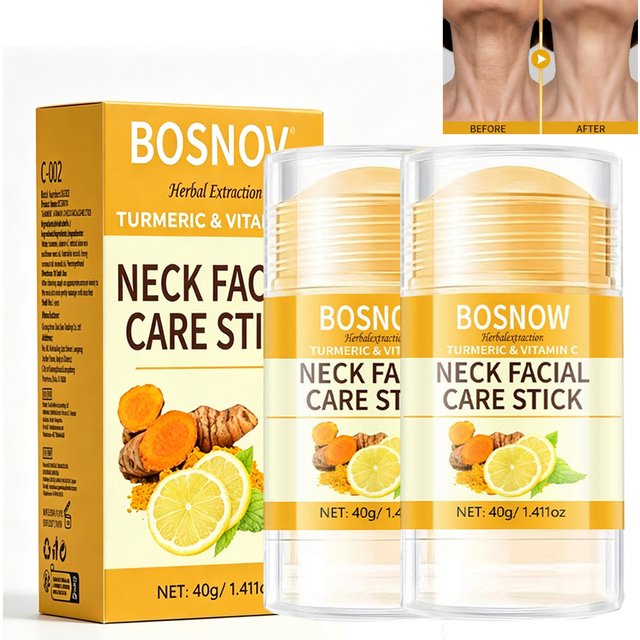 Turmeric Vitamin C Neck Cream Care Stick Moisturizing & Firming Control Oil Lifting Locking In Moisture Day And Night Skin Care