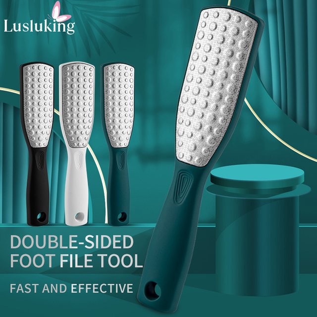 Double Side Foot Rasp Hard Dead Skin File Calluses Remover Foot Care Pedicure Grinding Tools Stainless Steel Beauty Tools