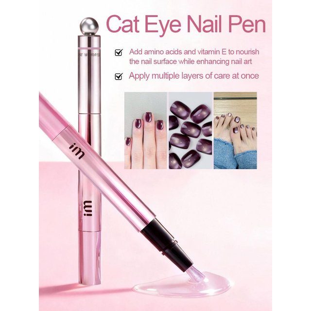 Cat Eye Nail Polish Pen Quick-drying Magnetic Gel Builder For Beginners Professional Salon-Quality Cat Eye Effect