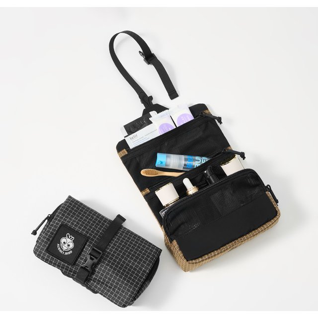 Outdoor Waterproof Toiletry Bag Storage Set Lightweight Portable Hanging Makeup Bag for Travel Camping Hiking Mountaineering