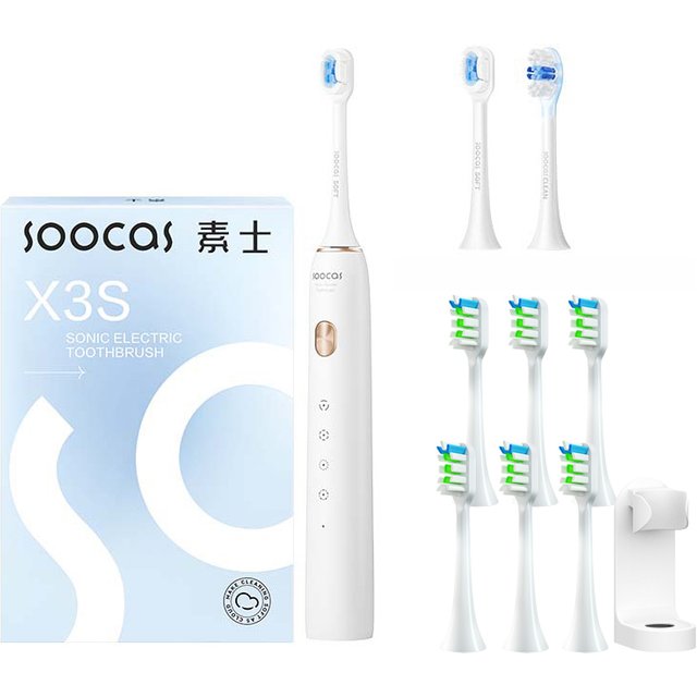 SOOCAS X3S Sonic Electric Toothbrush IPX7 Waterproof Adult X3U Upgrade Smart Sonic Tooth Brush Upgraded USB Fast Chargeable