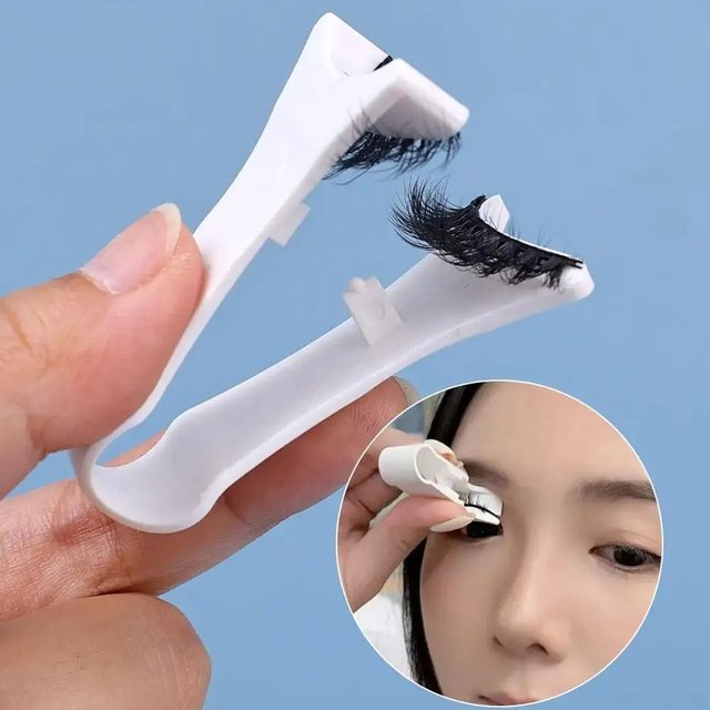 1pcs Professional Magnetic Eyelashes Extension Applicator False Eyelashes Tweezer Curler Clip Clamp Makeup Tools New