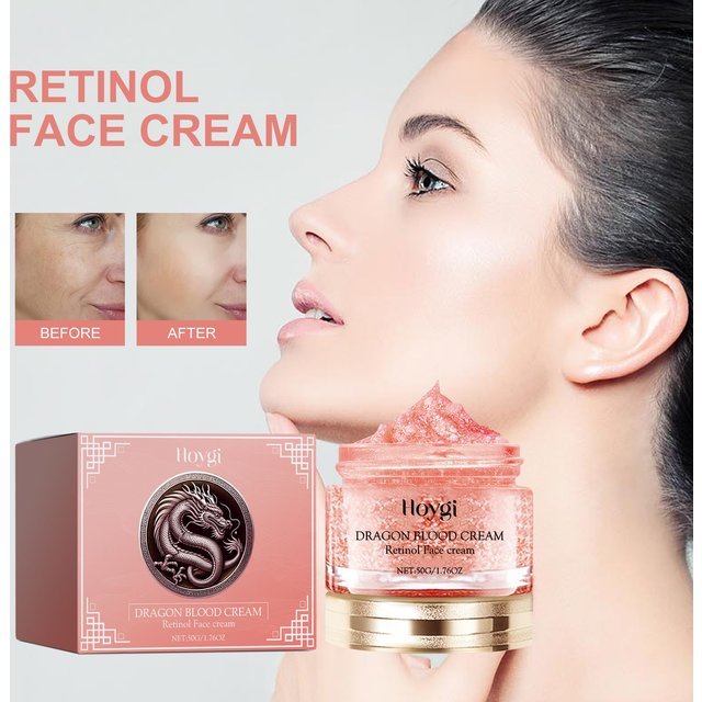 Retinol Night Cream 50g Anti Aging Face Moisturizer Firms Skin Reduces Wrinkles Lines Hydrating Vitamin E Cream for Tightening