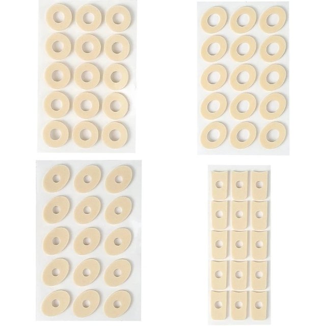 1/2/3sheet Soft Foam Callus Cushions Oval Corn Cushion Pads Adhesive Foot Care Cushions Corn Protectors For Feet