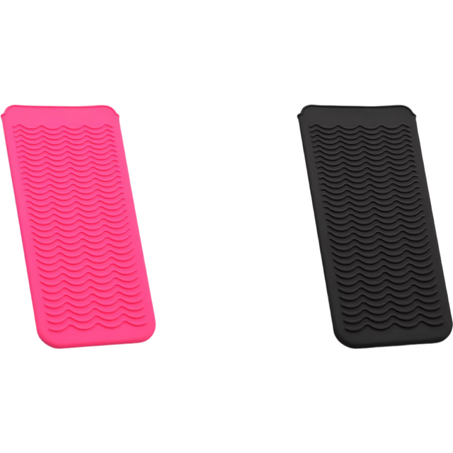 Portable Silicone Anti-Heat Mats Heat Resistant Mat for Hair Straightener Flat Iron Curling Iron Tool Prevent Burns Styling Tool