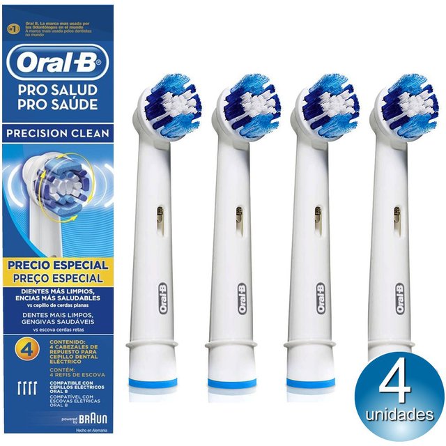 Oral B EB20 Precision Clean Toothbrush Heads Deep Cleans Removes Plaque And Stains Softly Brush Refill 2/4/8pcs