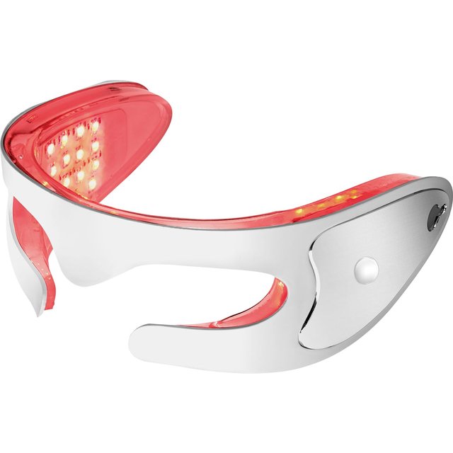 LED Eye Mask Eye Skincare Massager Vibration Red Light Therapy for Lines Wrinkles Dark Circle Removal Beauty Device
