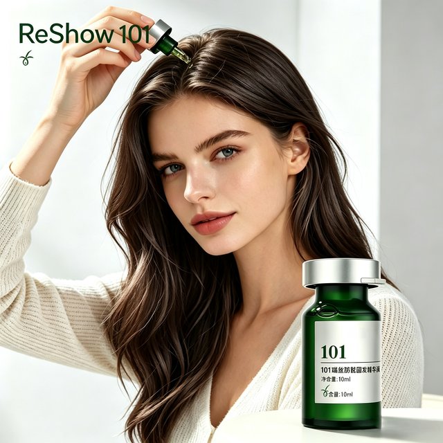 Nouveau Reshow 101b Tonique Nourrissant pour les Follicules Capillaires, Formule à base de plantes chinoises 101, Essence anti-chute 10ml X16 Original