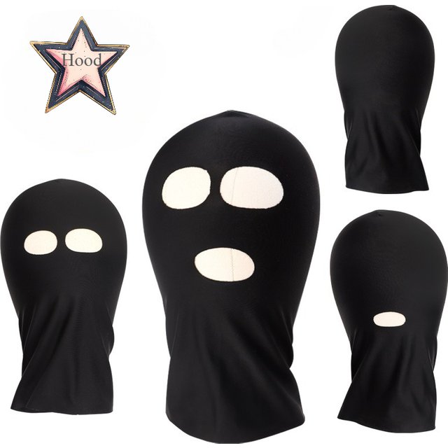 Accessoire de Costume de jeu de rôle pour masque d'Halloween avec conception à bouche ouverte, masque de mascarade de fête gothique mystérieuse, masque facial de cyclisme