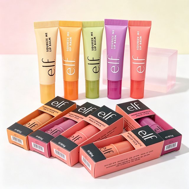 Elf Light Texture Glossy Makeup Front Milk Portable Monochrome Multi-function Makeup Stick Moisturizing Fruit Lipstick Cosmetics